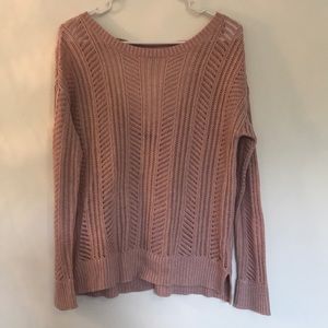 Pink American eagle sweater